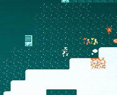 Gif of Player Nomad moving left with 3 Troll Foals following, 1 of them bloody