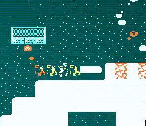 Gif of Player Nomad not moving while a Troll Foal attacks from the left and a corpse on the right