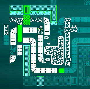 Player Nomad on Golgotha conveyer belts with acid from vents evaporating into gas